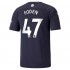 Camisola Manchester City Phil Foden 47 Equipamento Terceiro 2021-2022 Manga Curta
